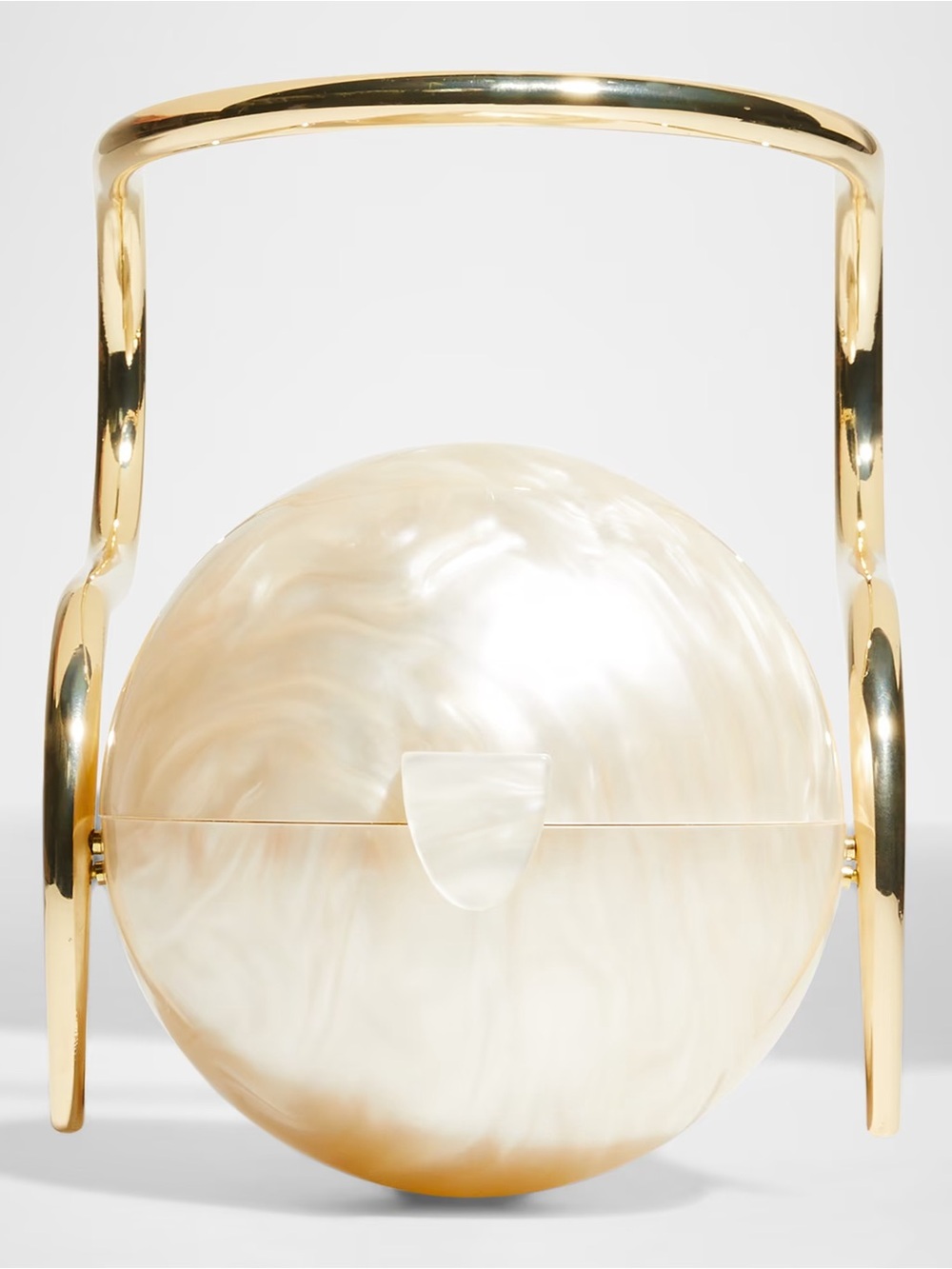 CULT GAIA. Brand New Pearl Acrylic Metal Top-Handle Bag. $498. - Picture 14 of 16